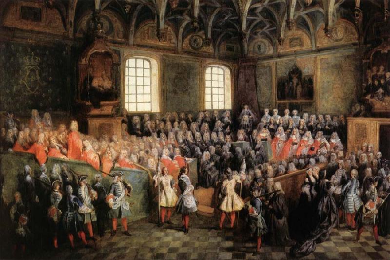 LANCRET, Nicolas Solemn Session of the Parliament for KingLouis XIV,February 22.1723